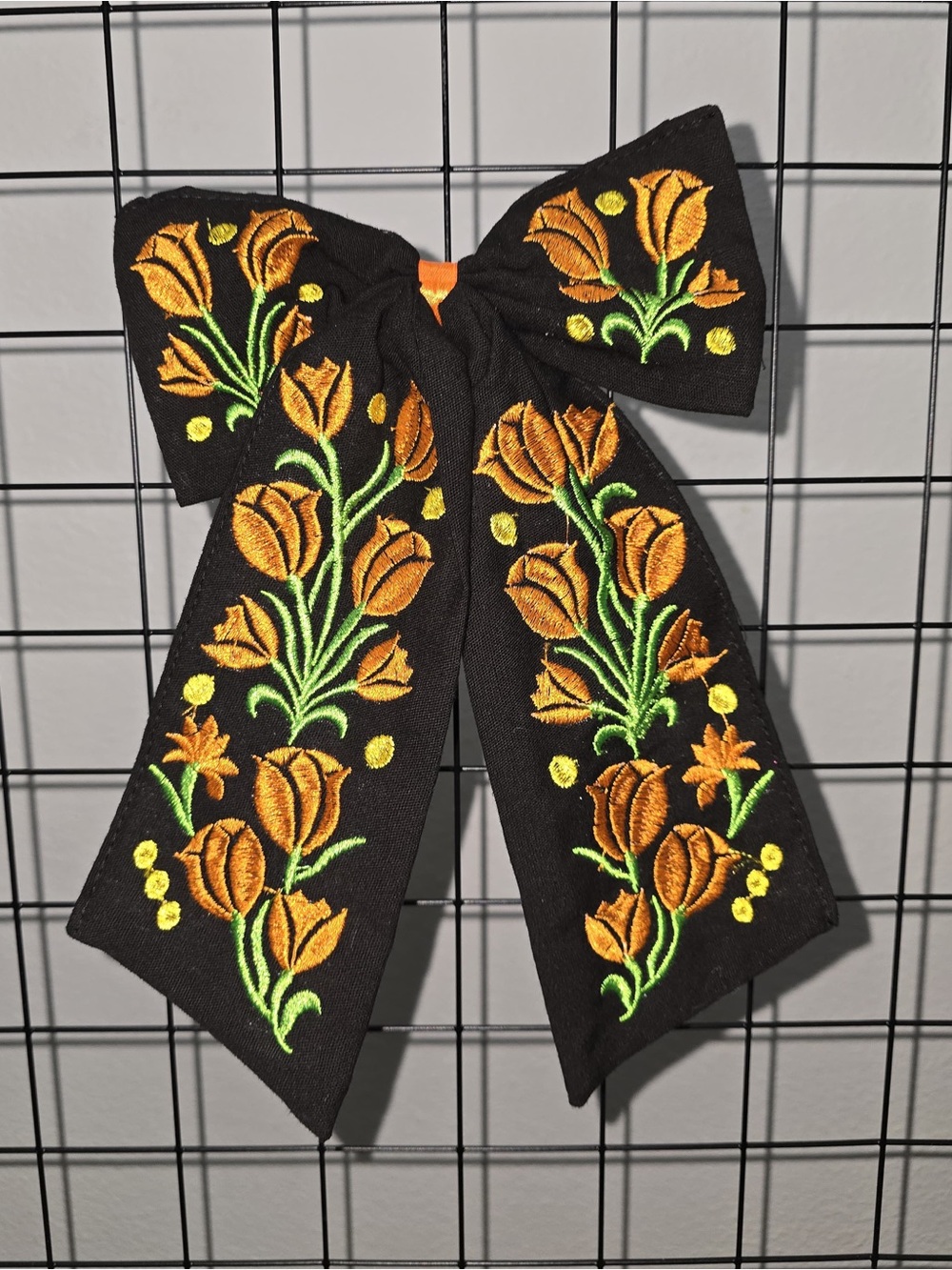 Embroidered Bow